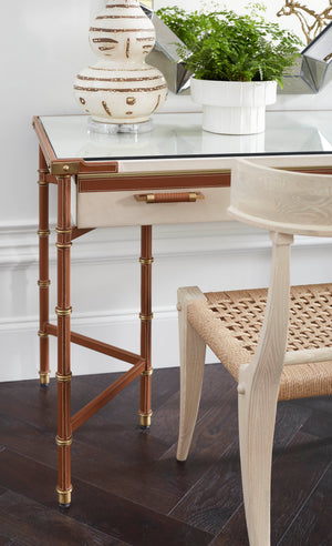 Toulon Desk, Tan | Toulon Collection | Villa & House