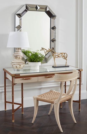 Toulon Desk, Tan | Toulon Collection | Villa & House