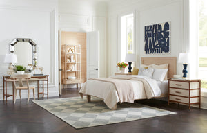 Patricia Queen Headboard With Bed Frame, Sand | Patricia Collection | Villa & House