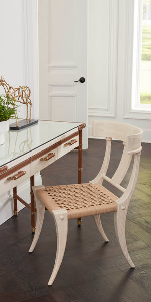 Toulon Desk, Tan | Toulon Collection | Villa & House