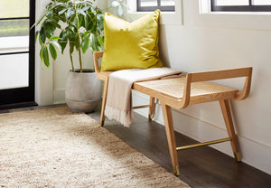 Delon Bench, Natural | Delon Collection | Villa & House