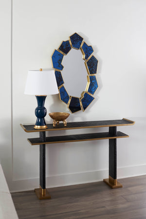 Lucas Mirror, Antique Midnight Blue | Lucas Collection | Villa & House