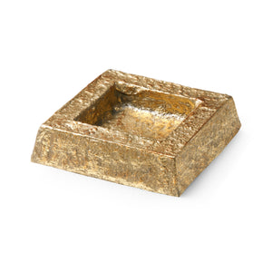 Square Bowl, Gold Leaf | Square Collection | Villa & House