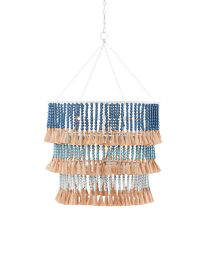 St. Barts Blue Chandelier