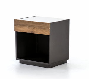 Holland Nightstand - Grey Lacquer