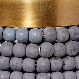 Big Sur 1-Light Beaded Chandelier, Slate Blue