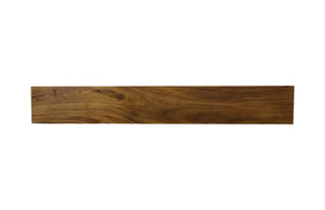 Origins Straight Edge Bench, Natural, Satin Black Legs