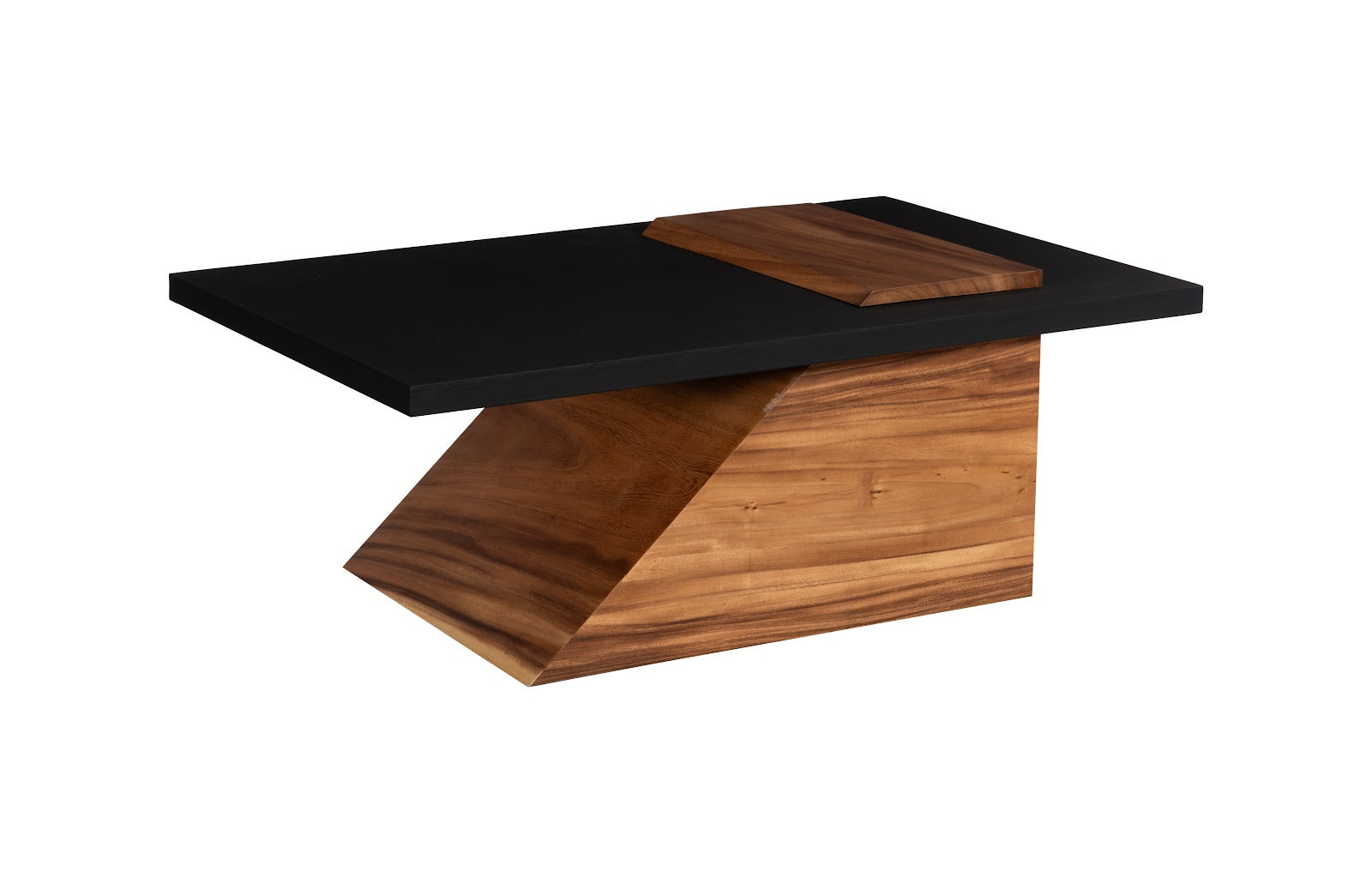 Slant Coffee Table, Natural/Black