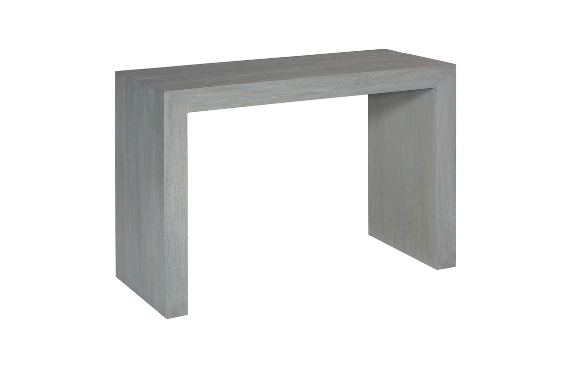 Waterfall Console Table, Weathered Gray