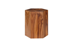 Honeycomb Side Table, Chamcha Wood, LG