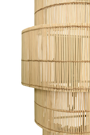 Tia Wall Scone in Natural Rattan