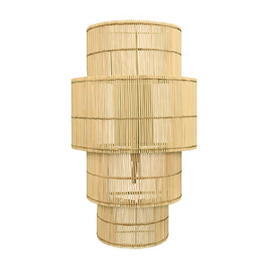 Tia Wall Scone in Natural Rattan