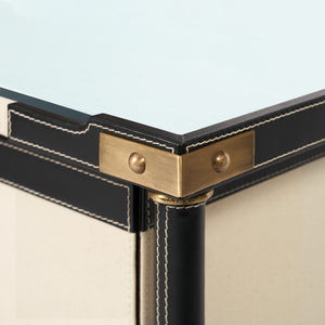 Toulon 3-Drawer Side Table, Black | Toulon Collection | Villa & House