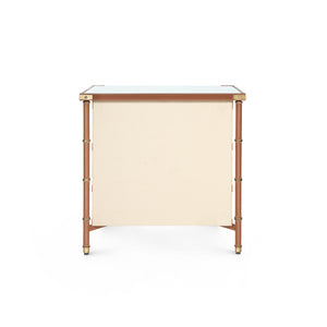 Toulon 3-Drawer Side Table, Tan | Toulon Collection | Villa & House