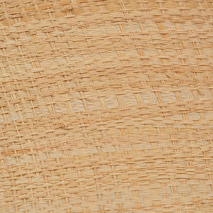 Scalloped 1-Light Pendant, Raffia