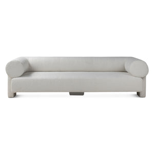 Augustine 81" Sofa in Off-White Boucle Fabric