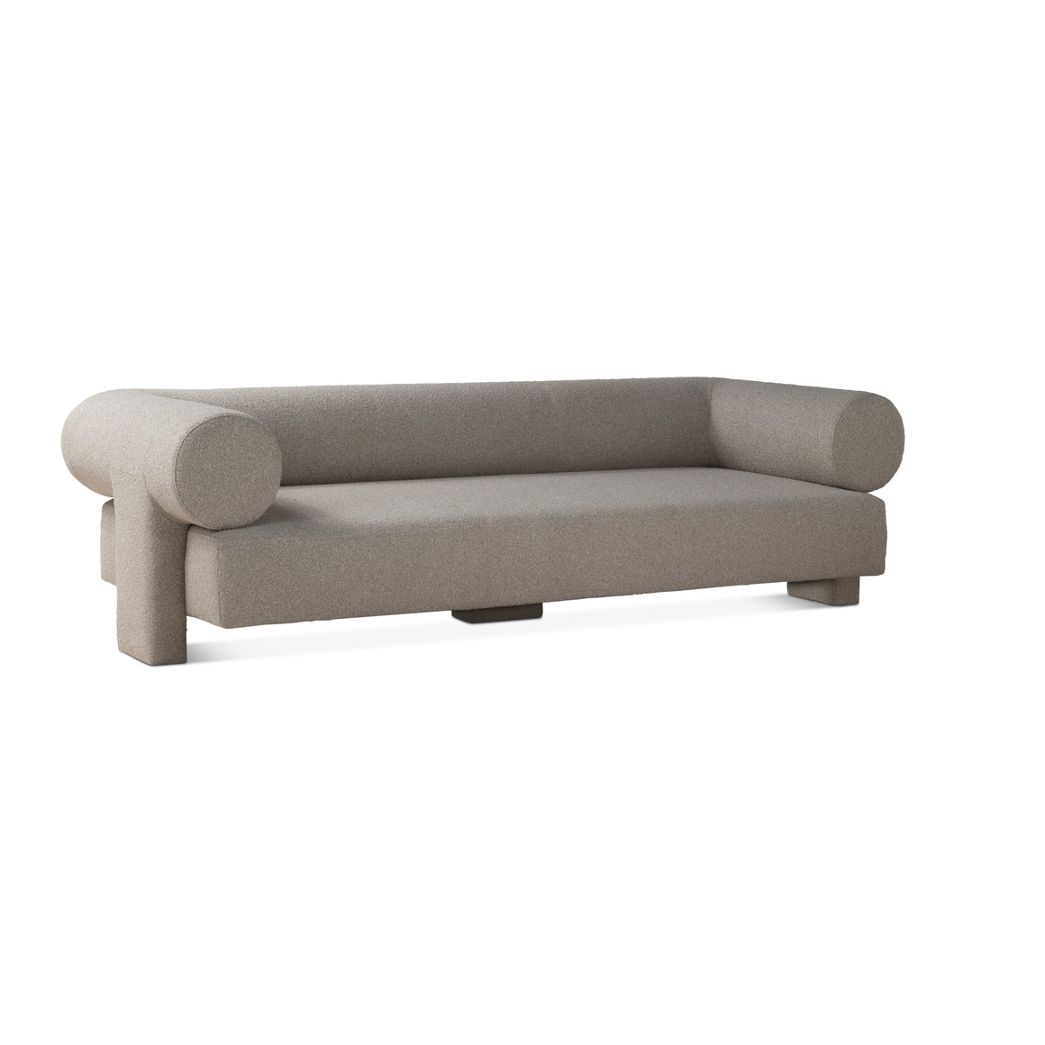 Augustine 81" Sofa in Pewter Boucle Fabric