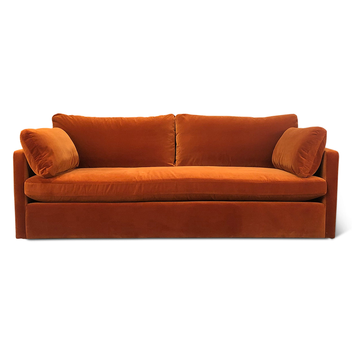Genova Sofa in Dune Velvet Fabric