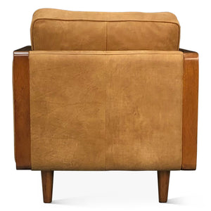 Victoria Chair in Outback Tan Leather