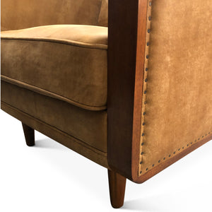 Victoria Chair in Outback Tan Leather