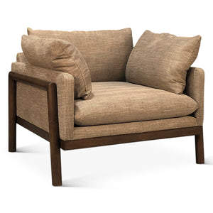 Newark Accent Chair in Burlington Stripe Fabric