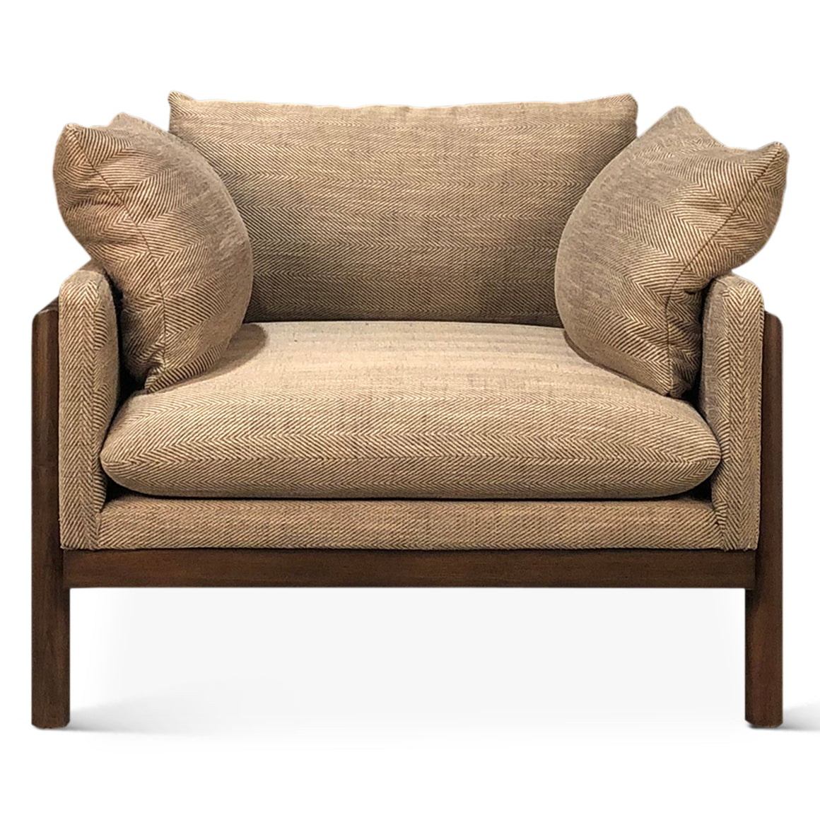 Newark Accent Chair in Burlington Stripe Fabric
