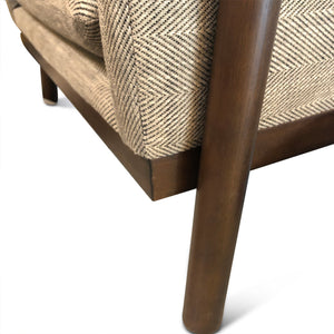 Newark Accent Chair in Burlington Stripe Fabric
