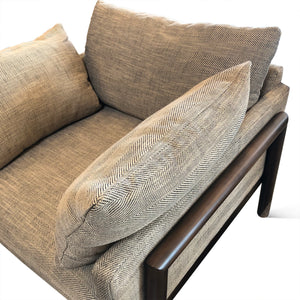 Newark Accent Chair in Burlington Stripe Fabric