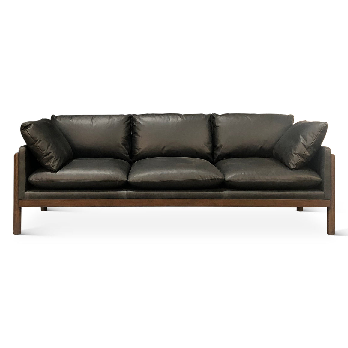Newark Sofa in Charme Black Leather