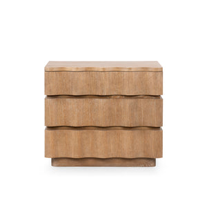 Vanessa 3-Drawer End Table, Almond | Vanessa Collection | Villa & House