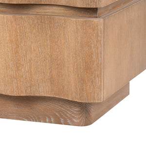 Vanessa 3-Drawer End Table, Almond | Vanessa Collection | Villa & House