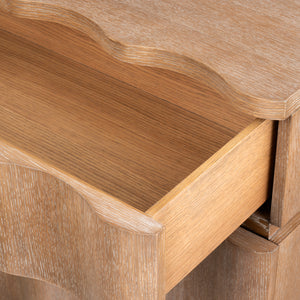 Vanessa 3-Drawer End Table, Almond | Vanessa Collection | Villa & House
