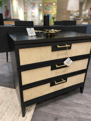 3-Drawer Side Table in Black | Astor Collection | Villa & House