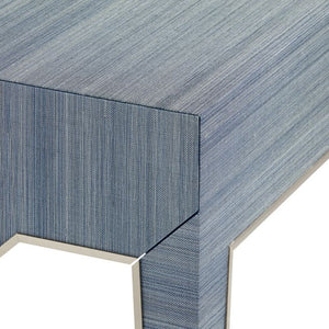 1-Drawer Side Table - Navy Blue Shimmer | Madeline Collection | Villa & House
