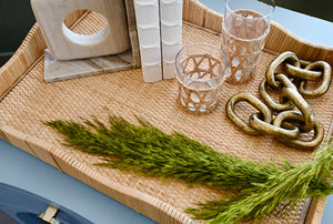 Wavey Tray Wrapped Tray with Wave Shaped Edge