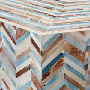 Hepburn Mother of Pearl Hexagon Coffee Table