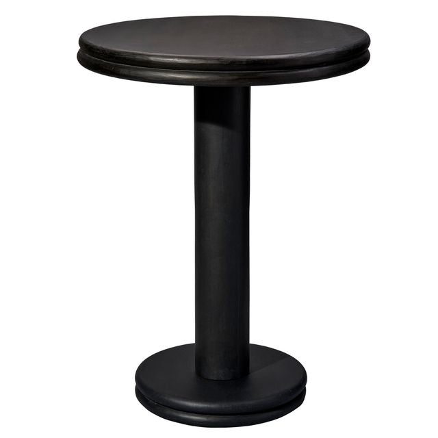 Bourbon Mango Wood Bar Table, Black