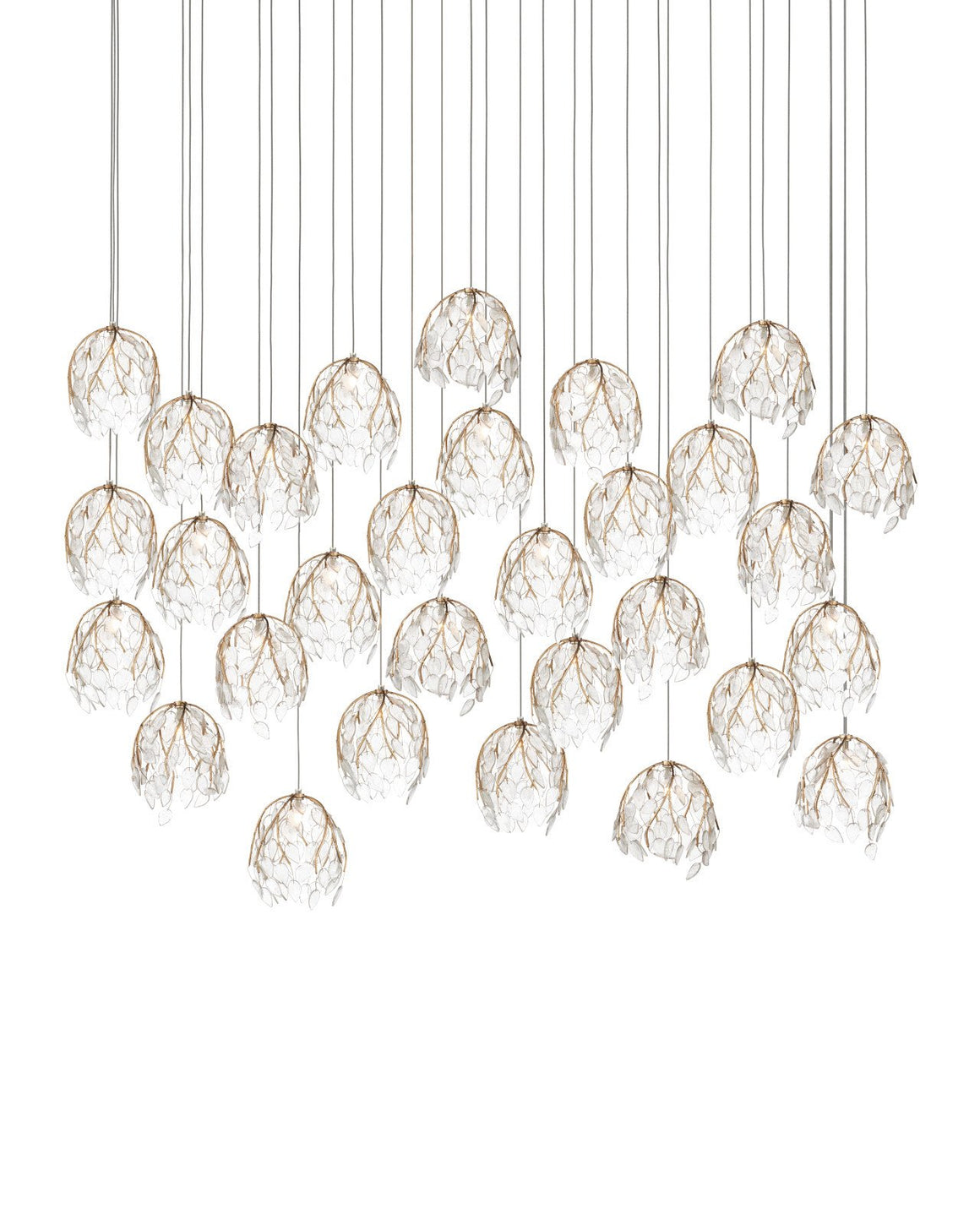 Banyan 30-Light Linear Multi-Drop Pendant
