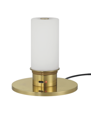 Gadabout Brass Cordless Table Lamp