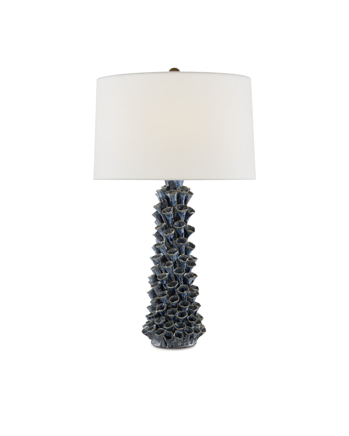 Sunken Blue Table Lamp