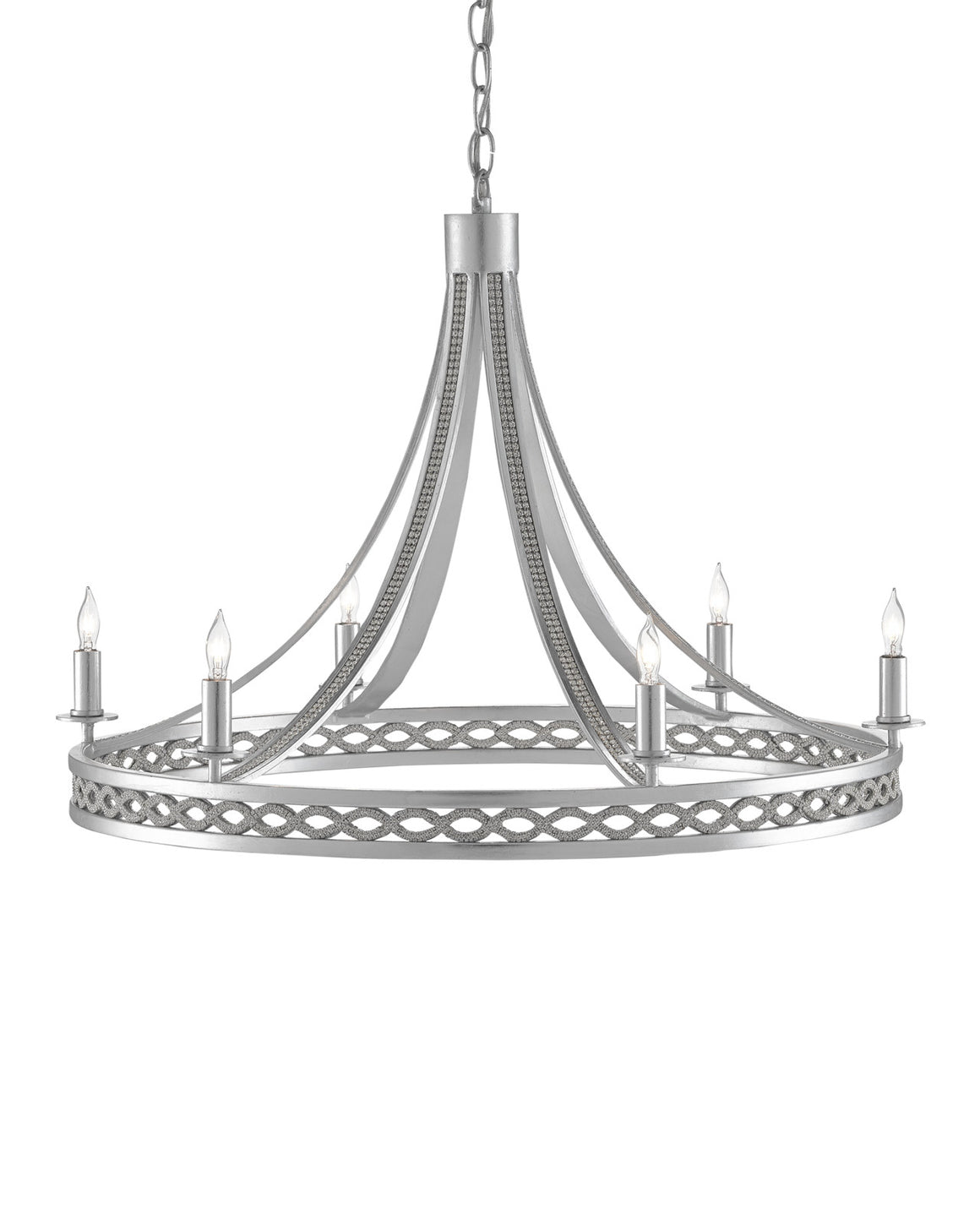 Gavotte Silver Chandelier