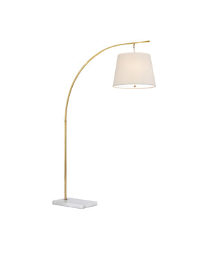 Cloister Medium Brass Floor Lamp