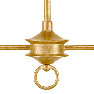 Nottaway Linear Gold Chandelier