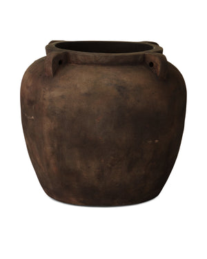 Ophelia Vintage Brown Large Planter