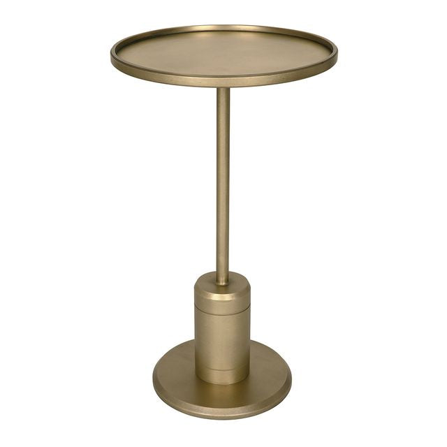 Kurtz Side Table, Brass Finish