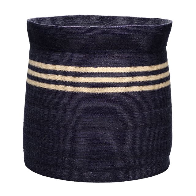 Camden Seagrass Basket, Navy