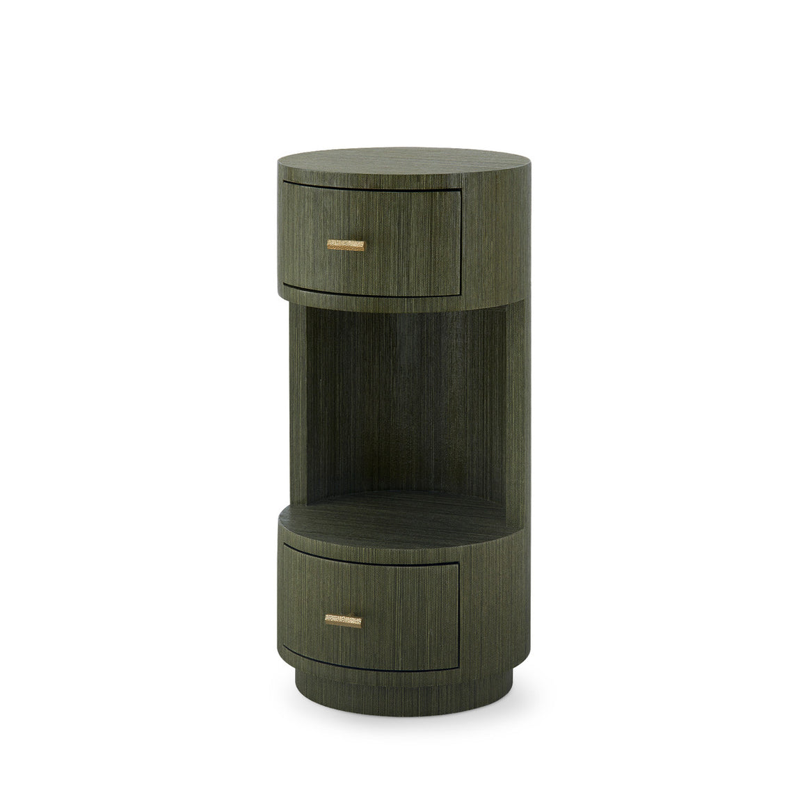 Aaron 2-Drawer End Table, Deep Olive | Aaron Collection | Villa & House