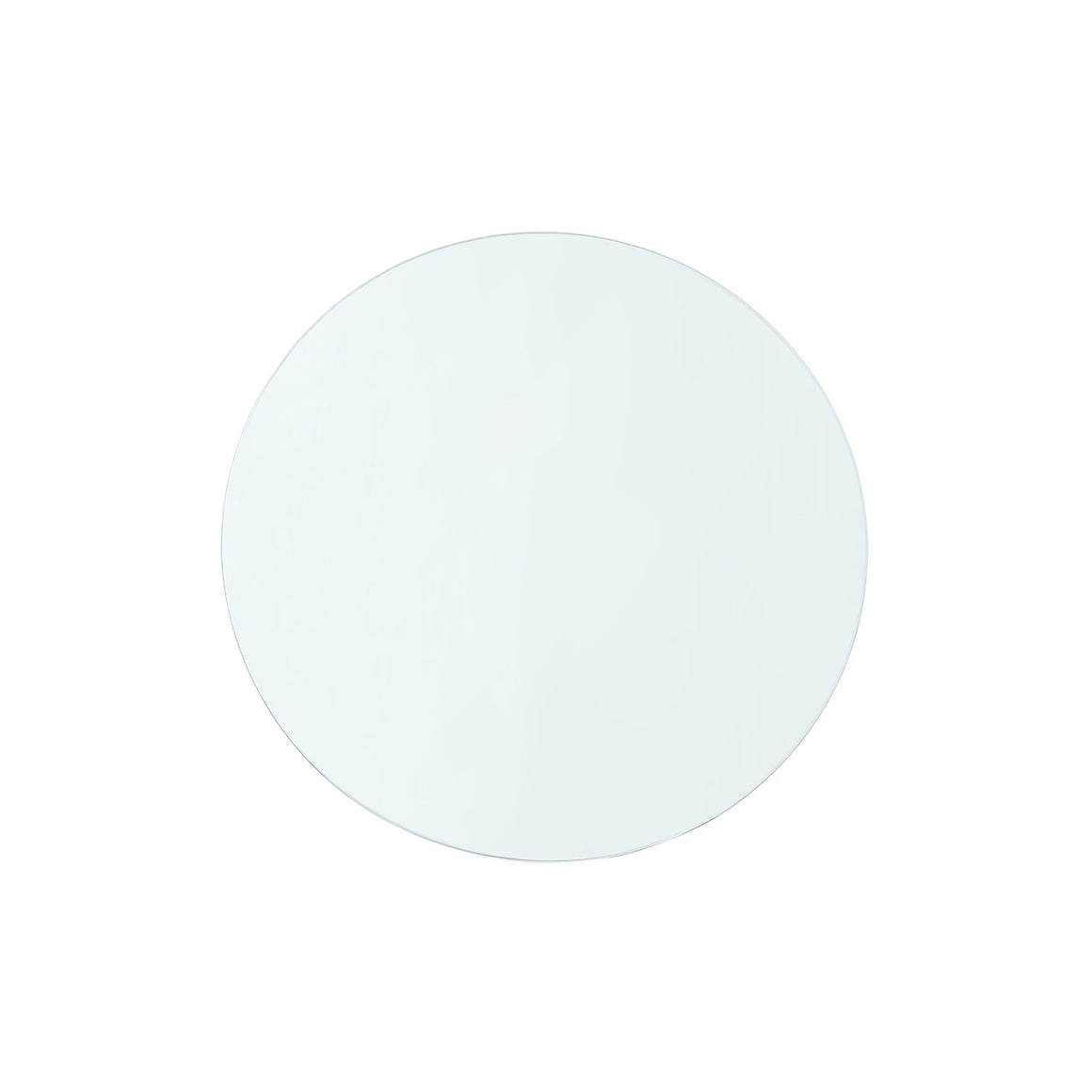 Aaron 2-Drawer End Table Glass Top, Clear | Aaron Collection | Villa & House