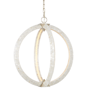 Arietta White Orb Chandelier