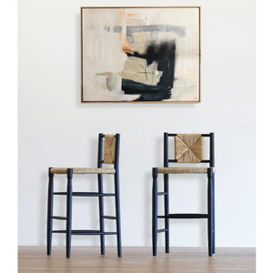Abby Woven Rush Barstool – 30"